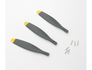 Flightline 12 x 7 3 Blade Propeller (Yellow Tip) - Normal